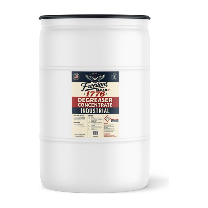 55 gallon drum of Freedom Clean degreaser