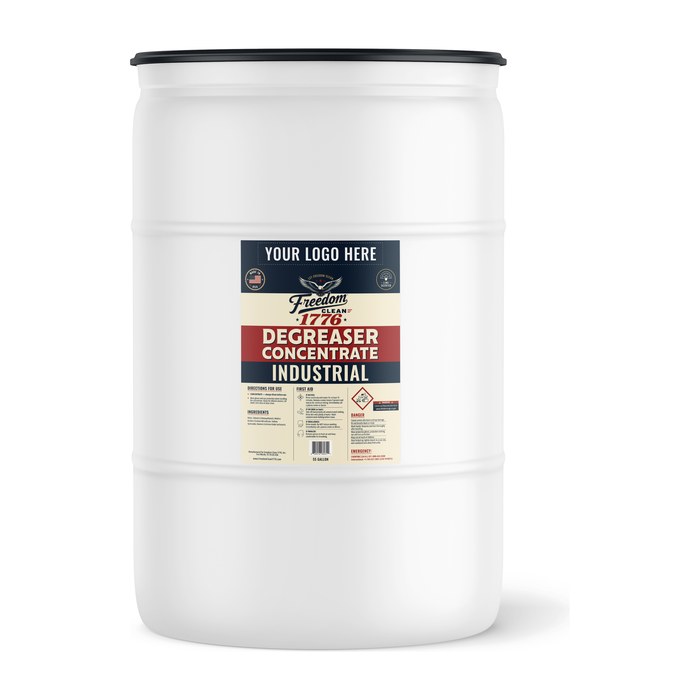Private label 55 gallon drum with your logo here